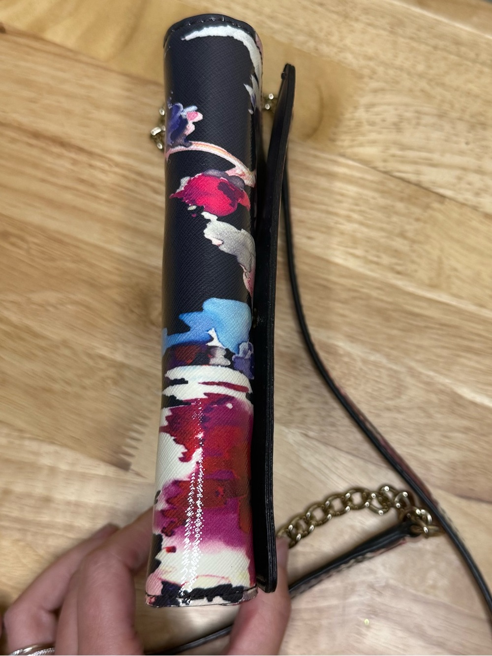 kate spade Laurel Way Blurry Floral Print Storybook Lining Crossbody Bag 2015 - Picture 7 of 13